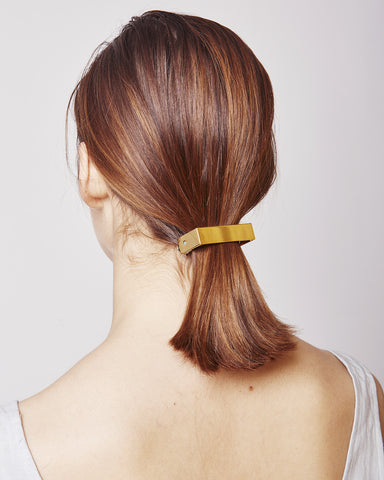 Barrette 041 in shiny gold