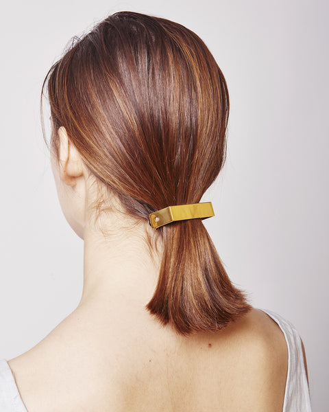 Barrette 041 in shiny gold