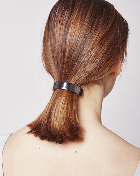 Barrette 046 in black silver